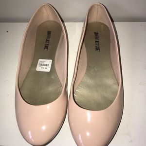 women's pastel pink flats